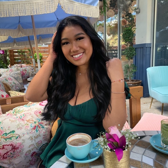 Green Romper Skort - Picture 2 of 2